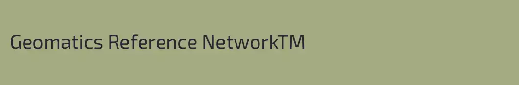 Geomatics Reference NetworkTM